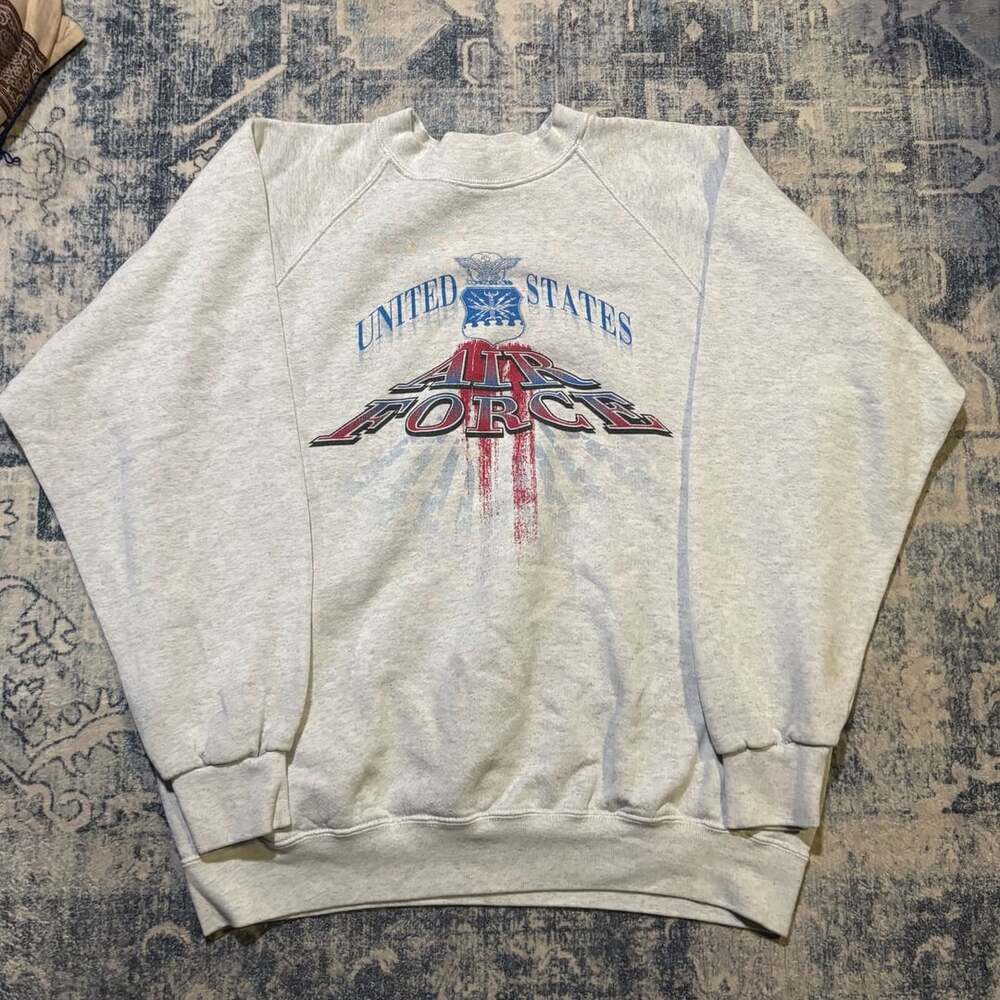 Soffe Sweats United States Air Force Sweatshirt Size XL 46-48 Grey Vintage
